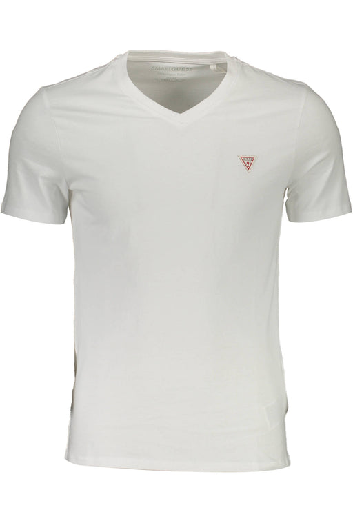 Guess Jeans Short Sleeve T-Shirt Men White