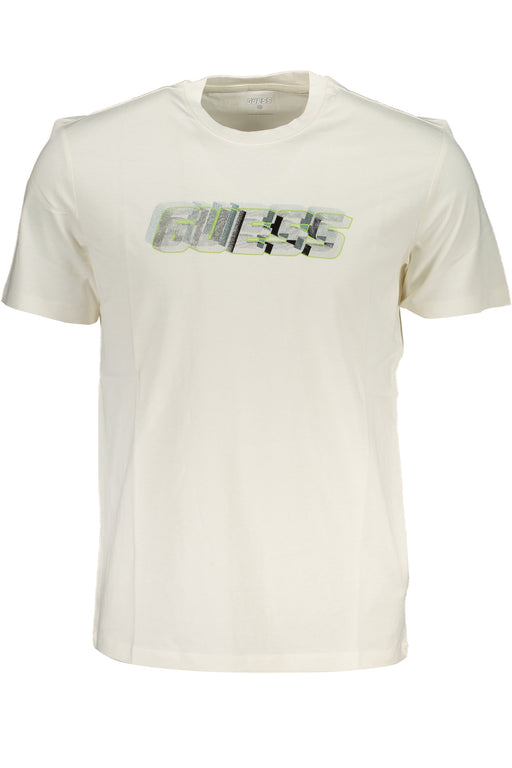 Guess Jeans White Mens Short Sleeved T-Shirt