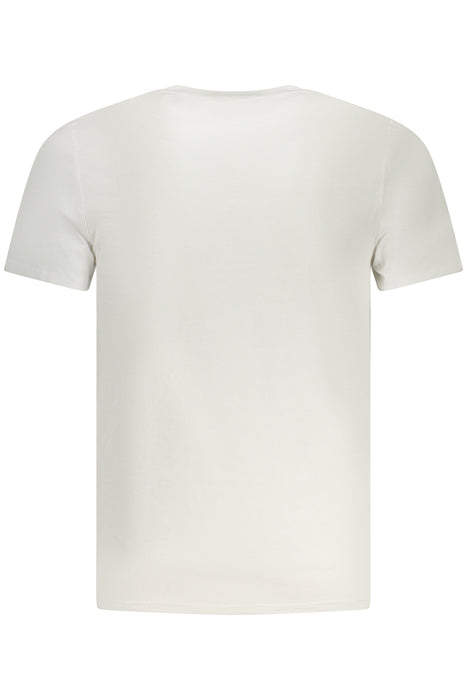 Guess Jeans Mens Short-Sleeved T-Shirt White