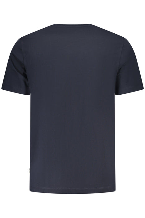 Guess Jeans Mens Short-Sleeved T-Shirt Blue