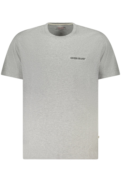 Guess Jeans Mens Short-Sleeved T-Shirt Grey