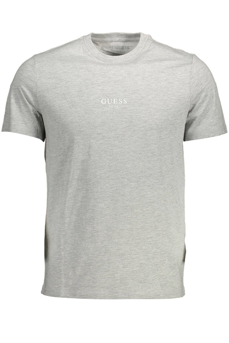 Guess Jeans Short Sleeve T-Shirt Men Grey