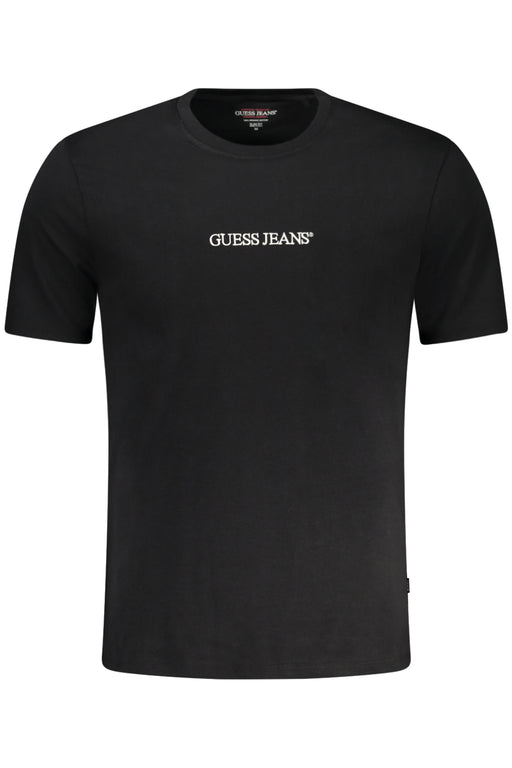 Guess Jeans Short Sleeve T-Shirt Men Black
