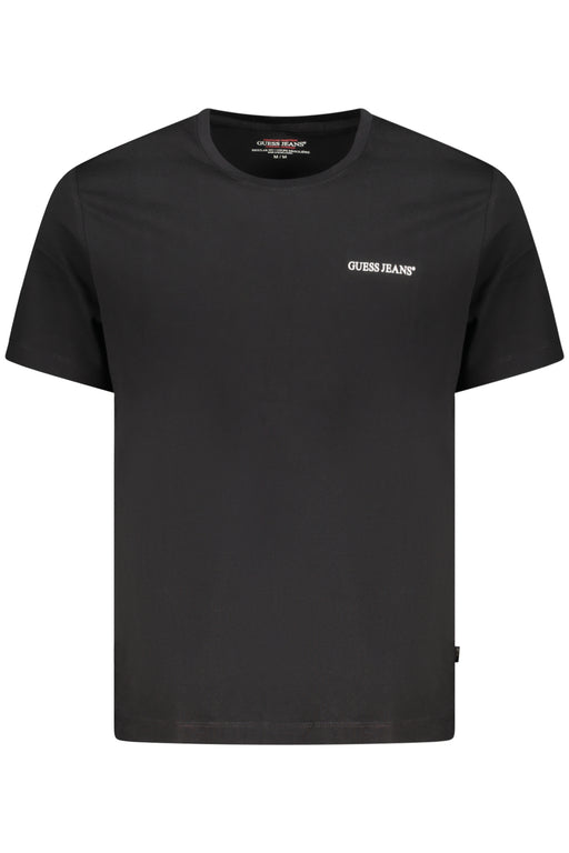 Guess Jeans Mens Short-Sleeved T-Shirt Black