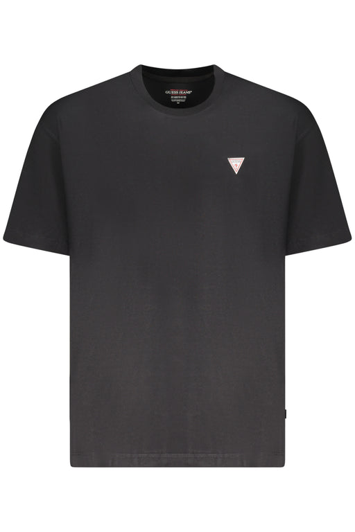 Guess Jeans Short Sleeve T-Shirt Men Black