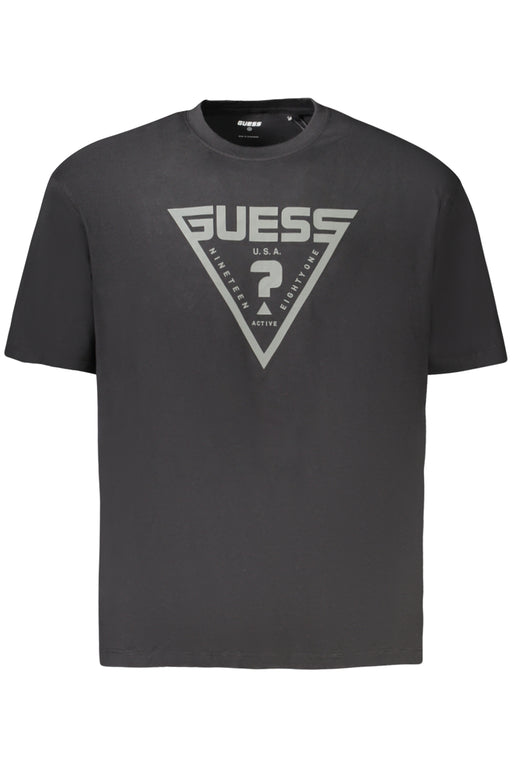Guess Jeans Short Sleeve T-Shirt Men Black