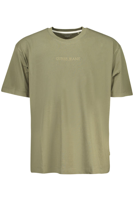 Guess Jeans Short Sleeve T-Shirt Men Green