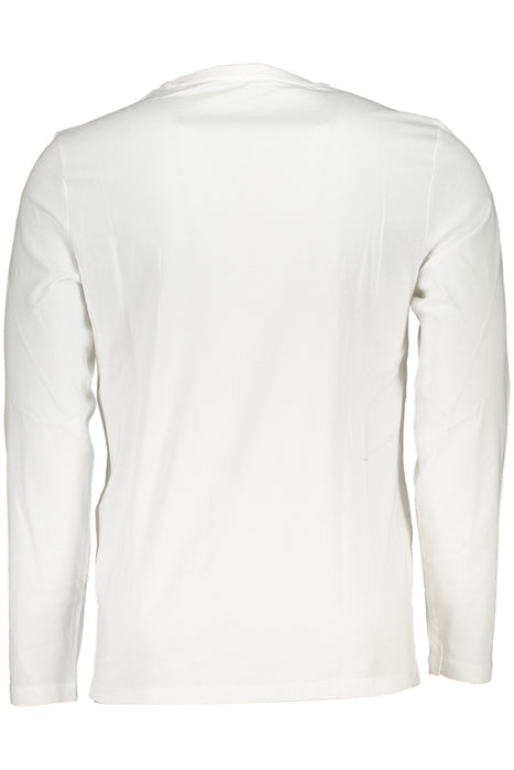 Guess Jeans Mens Long Sleeve T-Shirt White