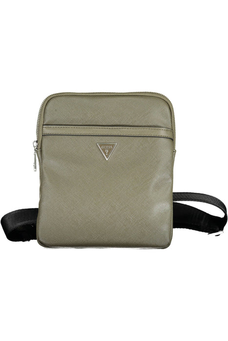 Guess Jeans Man Green Shoulder Bag
