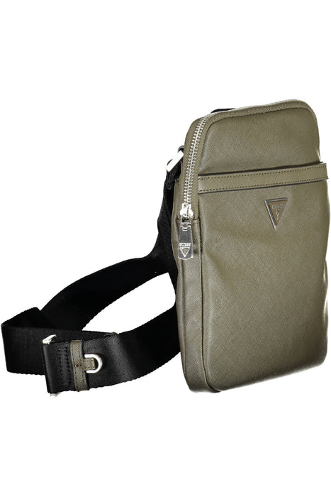 Guess Jeans Man Green Shoulder Bag