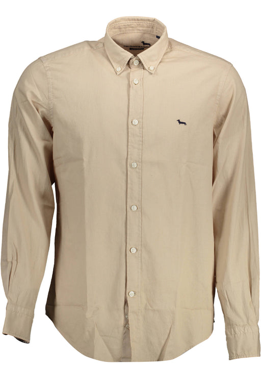 Harmont & Blaine Long Sleeve Shirt Men Beige