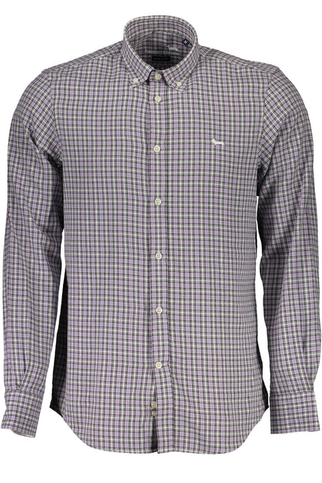 Harmont & Blaine Long Sleeve Shirt Men Purple