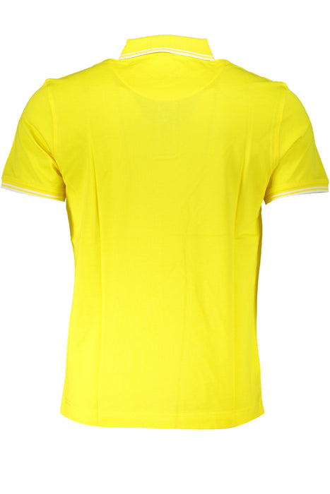 Harmont & Blaine Yellow Mens Short Sleeved Polo Shirt