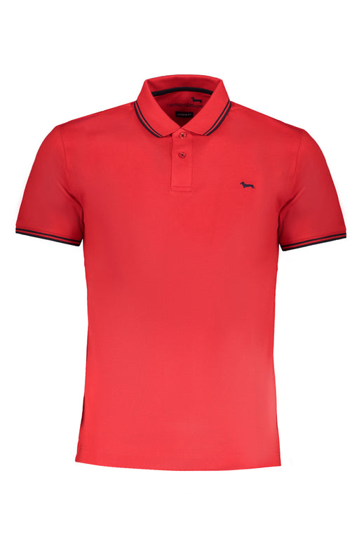 Harmont & Blaine Mens Red Short Sleeve Polo Shirt