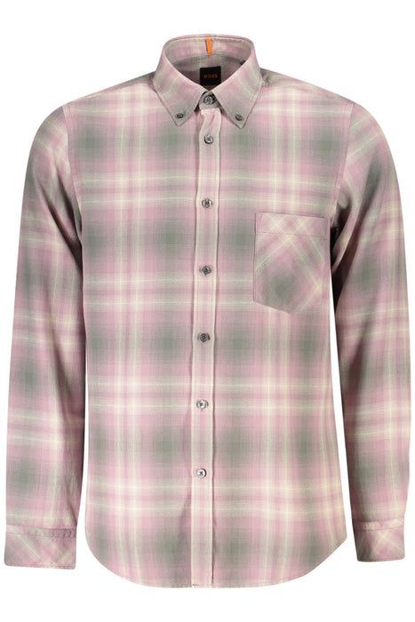 Hugo Boss Long Sleeve Shirt Men Pink