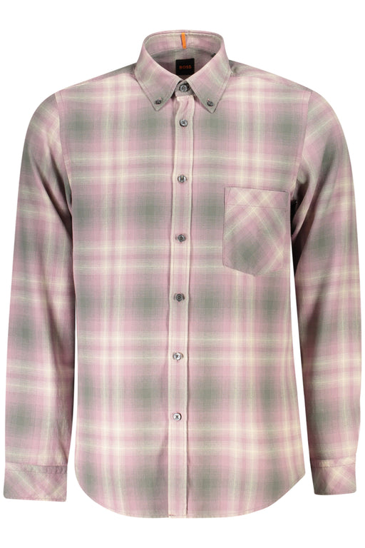 Hugo Boss Long Sleeve Shirt Men Pink