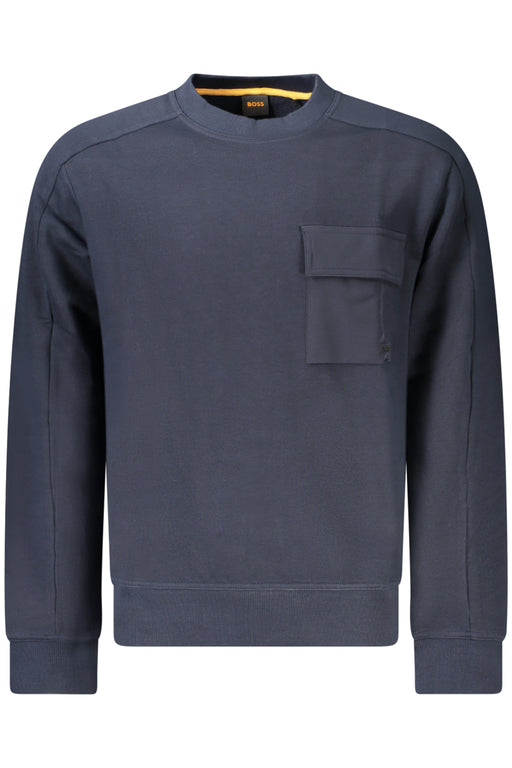 Hugo Boss Mens Zip-Up Sweatshirt Blue