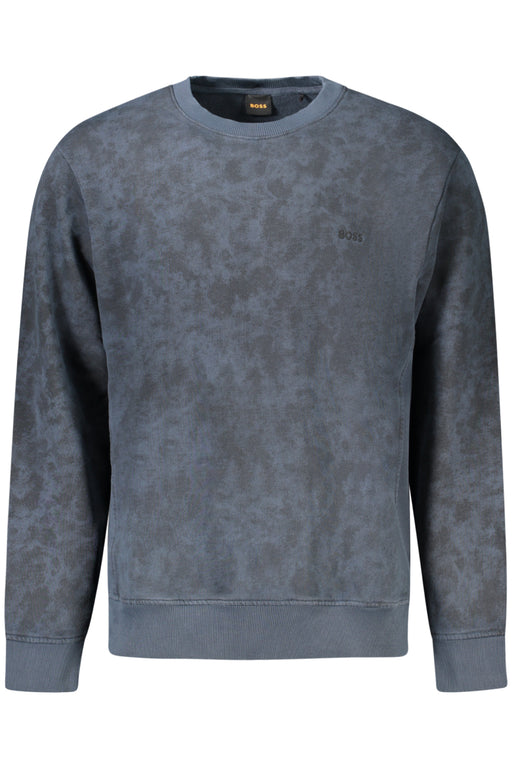 Hugo Boss Mens Zip-Up Sweatshirt Blue