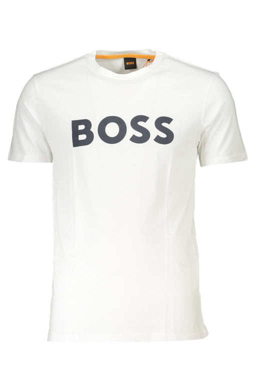 Hugo Boss Mens White Short Sleeve T-Shirt