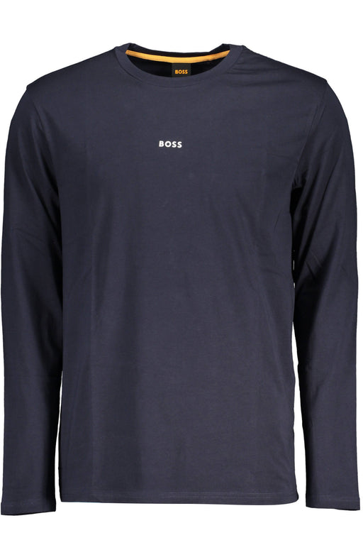 Hugo Boss Mens Long Sleeved T-Shirt Blue