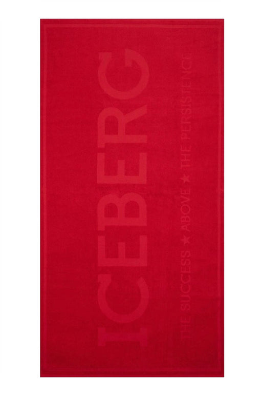 Iceberg Mens Red Beach Towel