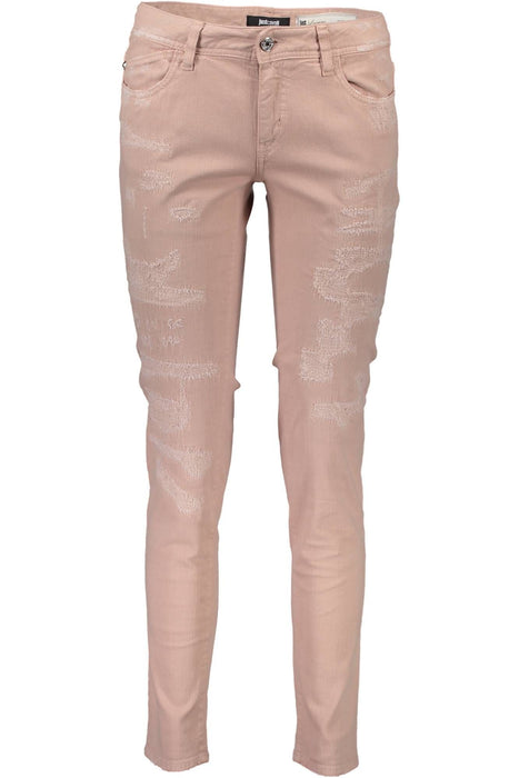 Just Cavalli Pink Woman Trousers