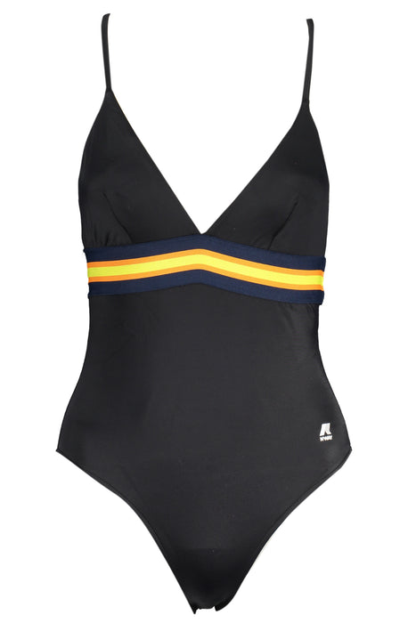 K-Way Black Womens One-Piece Swimsuit