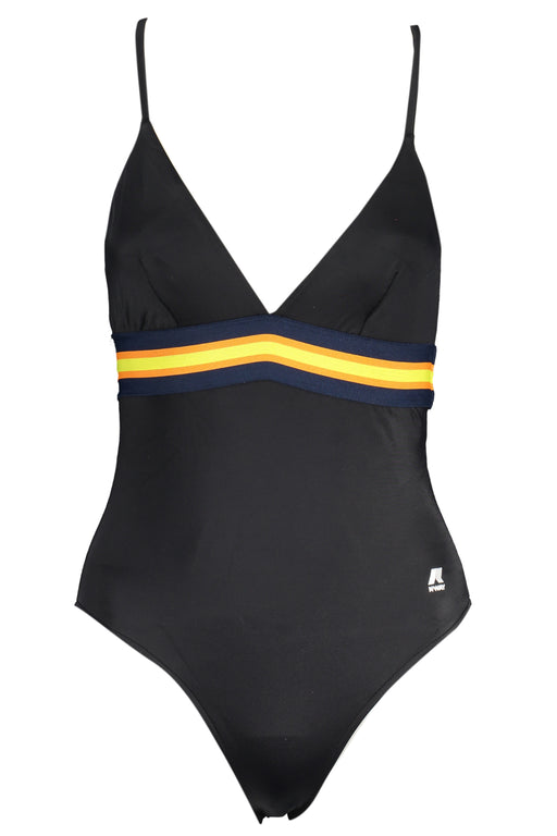 K-Way Black Womens One-Piece Swimsuit