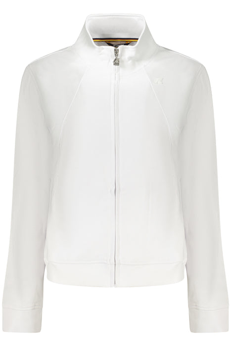 K-Way Womens Zip-Up Sweatshirt White