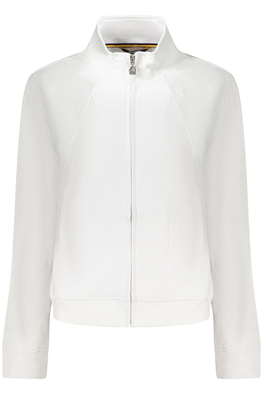K-Way Womens Zip-Up Sweatshirt White