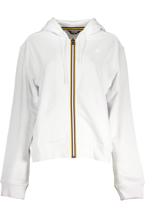 K-Way Womens Zip Sweatshirt White