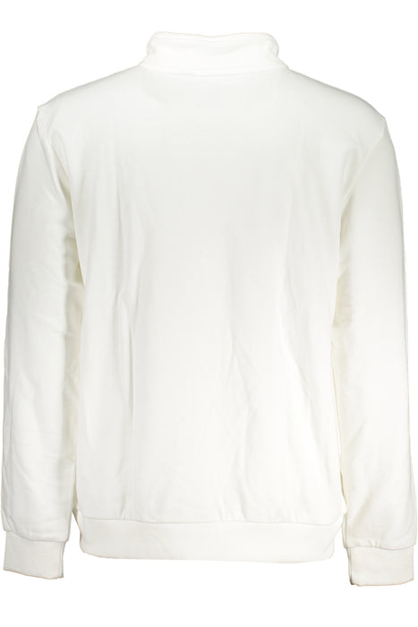 K-Way Mens White Zip Sweatshirt
