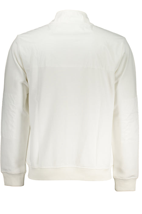 K-Way Mens White Zip Sweatshirt