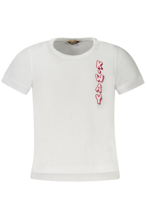 K-Way Short Sleeve T-Shirt Girl White