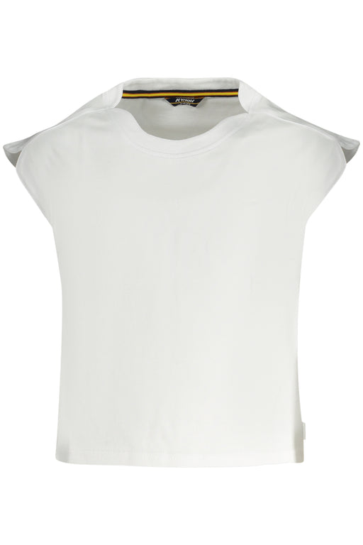 K-Way Short Sleeve T-Shirt Girl White