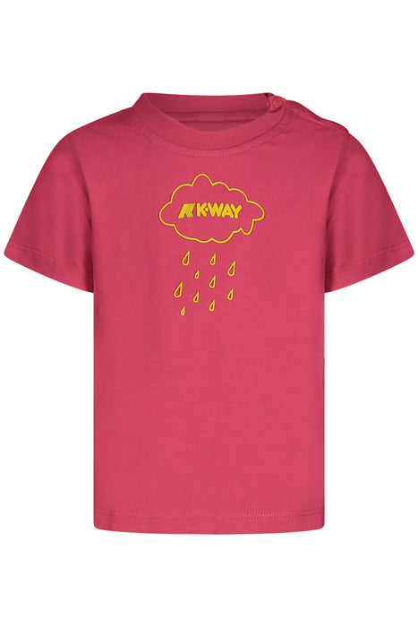 K-Way Short Sleeve T-Shirt Girl Pink