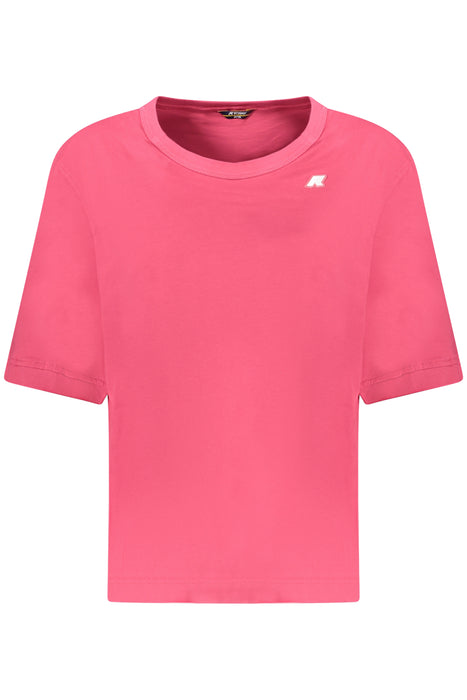 K-Way Short Sleeve T-Shirt Women Pink