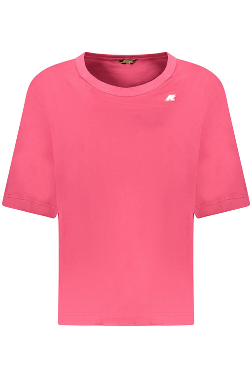 K-Way Short Sleeve T-Shirt Women Pink