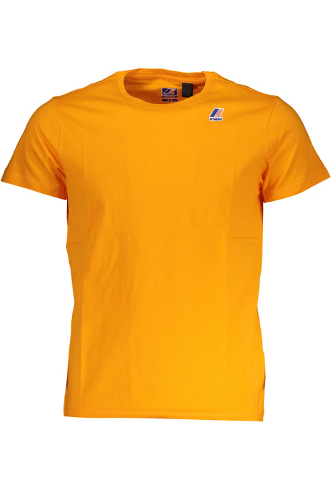 K-Way Orange Mens Short Sleeve T-Shirt