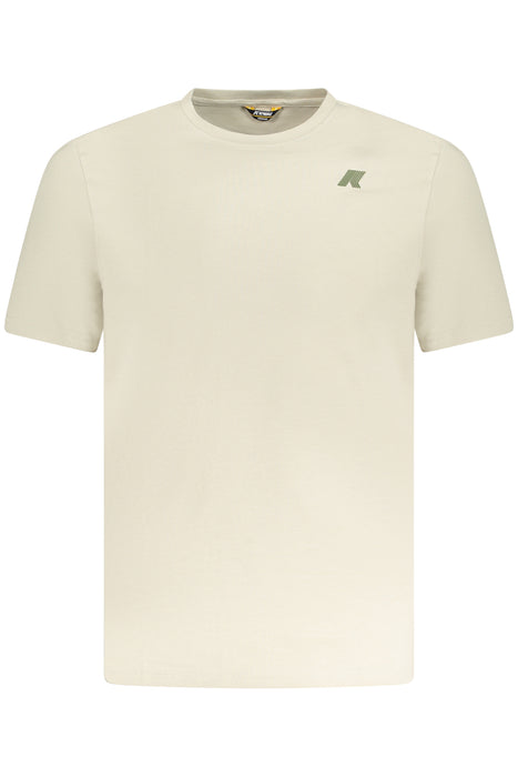 K-Way Short Sleeve T-Shirt Men Beige