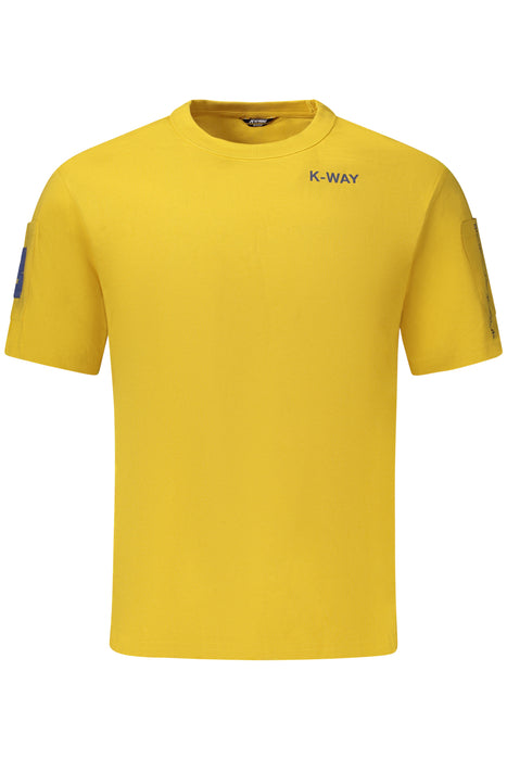 K-Way Short Sleeve T-Shirt Men Yellow
