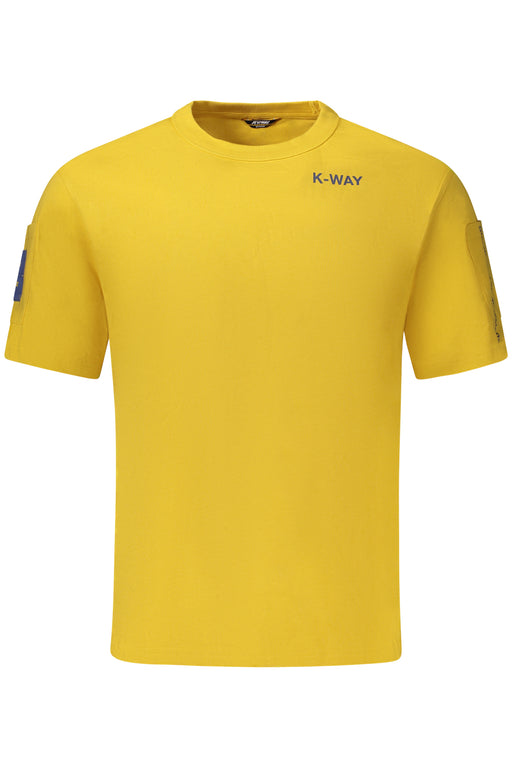 K-Way Short Sleeve T-Shirt Men Yellow