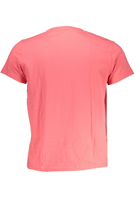 Mens K-Way Short Sleeve T-Shirt Pink