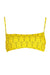 Karl Lagerfeld Beachwear Swimsuit Top Women Yellow