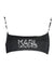 Karl Lagerfeld Beachwear Top Womens Costume Black