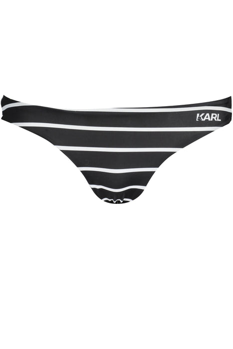 Karl Lagerfeld Beachwear Womens Bottom Swimsuit Black