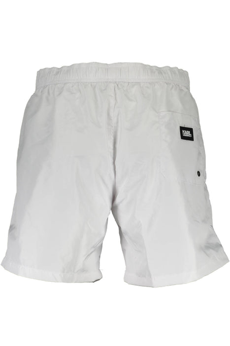 Karl Lagerfeld Beachwear Swimsuit Bottom Men White