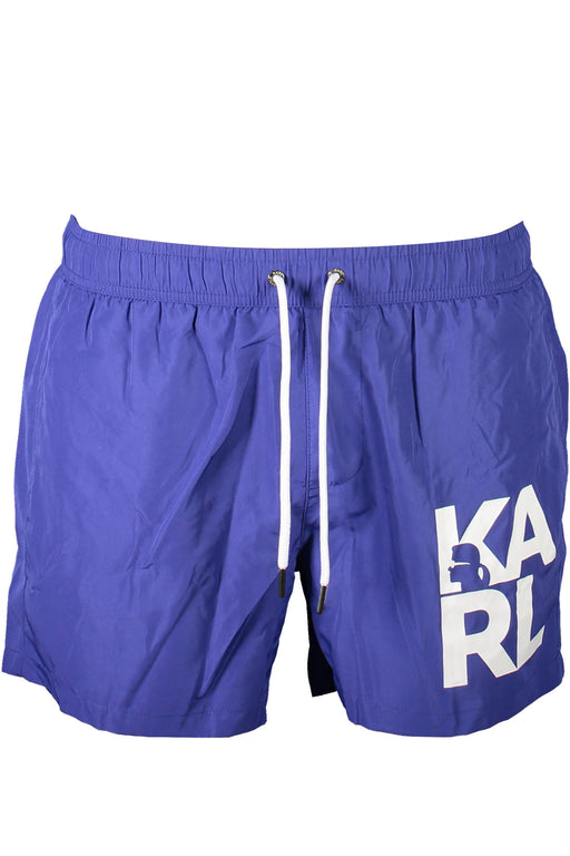 Karl Lagerfeld Beachwear Swimsuit Bottom Men Blue