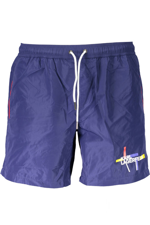 Karl Lagerfeld Beachwear Swimsuit Bottom Men Blue