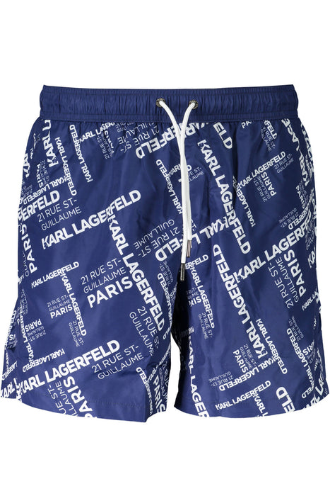 Karl Lagerfeld Beachwear Swimsuit Bottom Men Blue